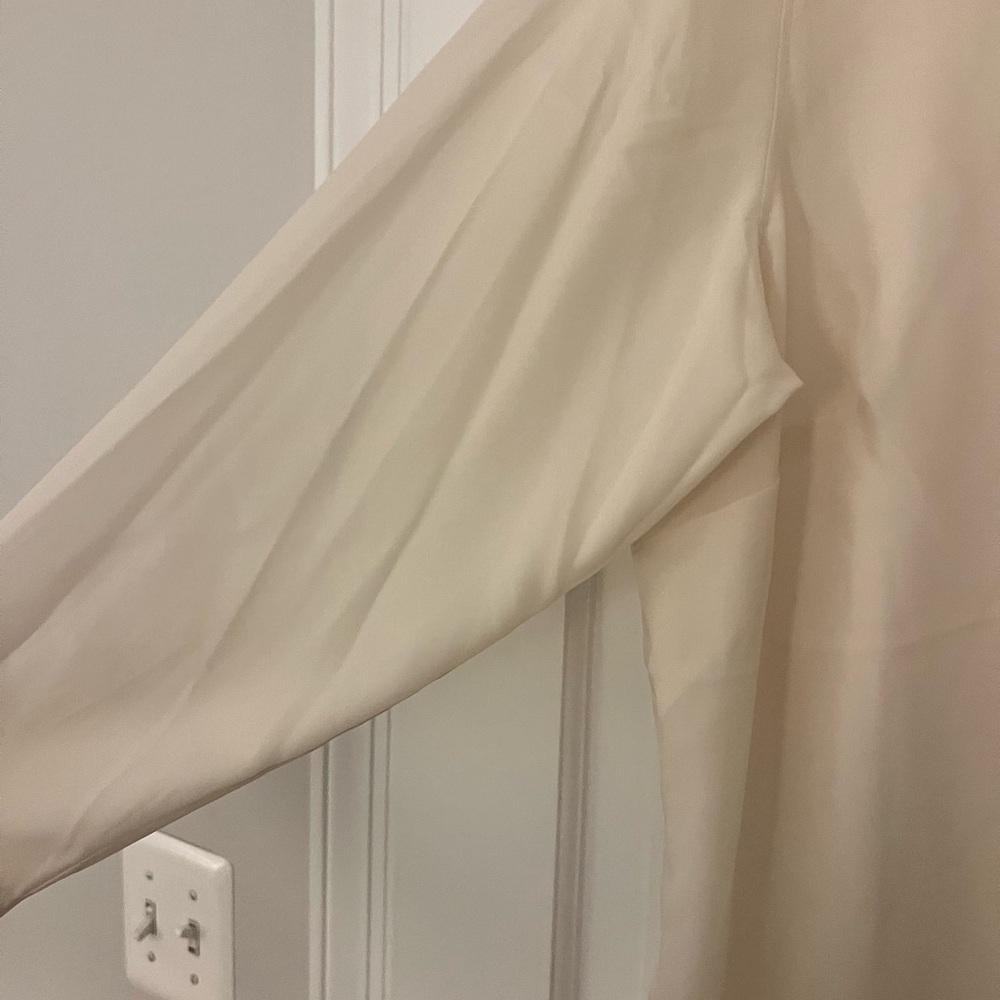 Ralph Lauren size 2X cream button down blouse - Picture 2 of 4